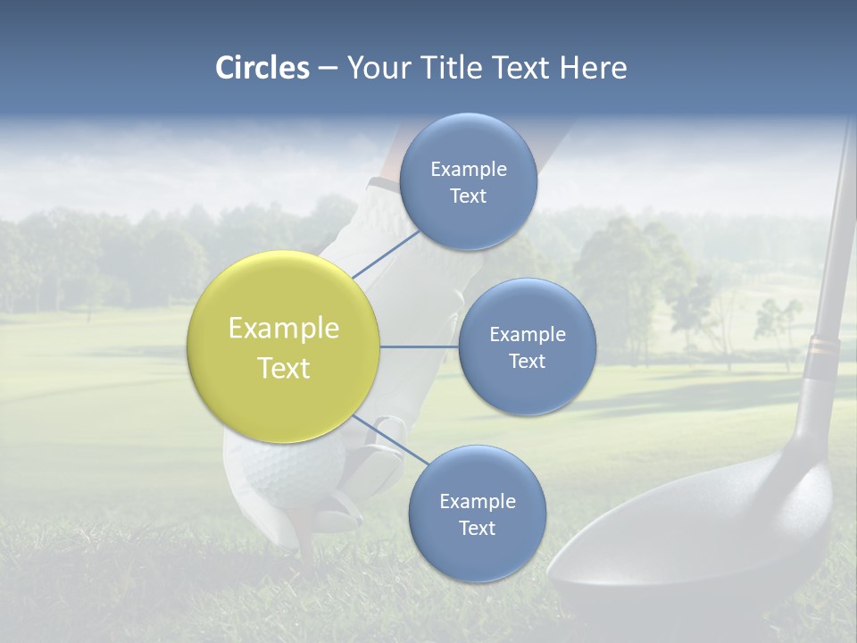 Ball Recreation Grass PowerPoint Template