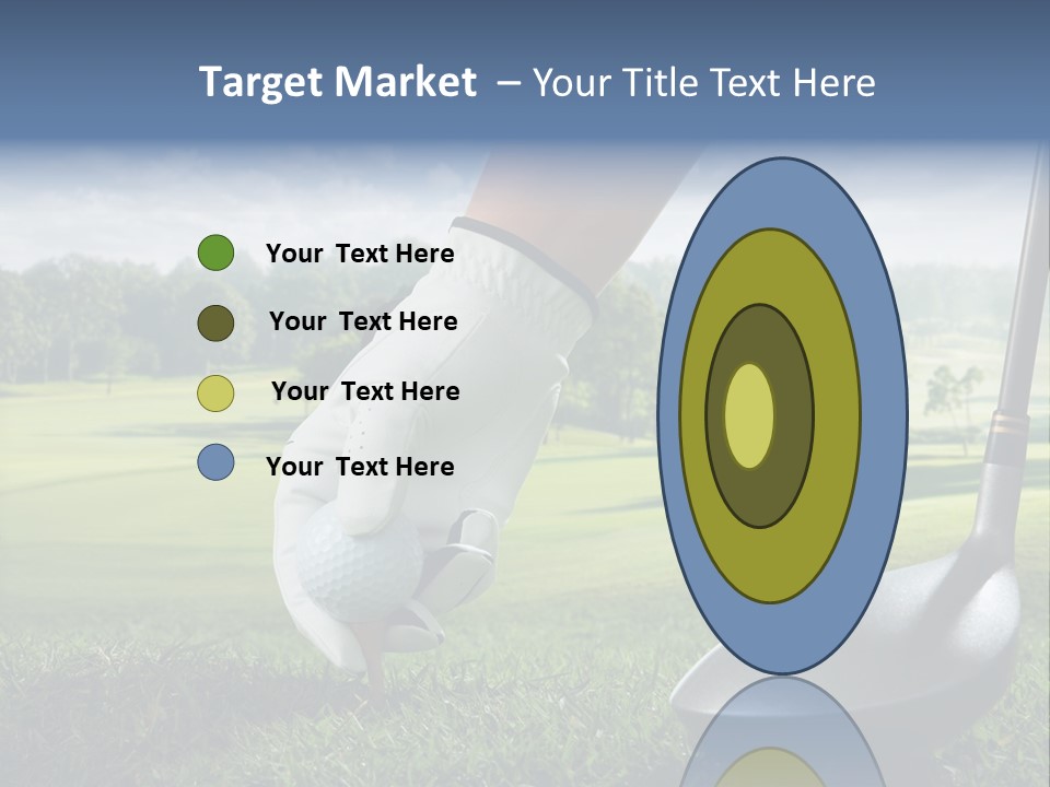 Ball Recreation Grass PowerPoint Template