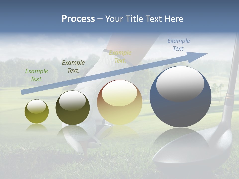 Ball Recreation Grass PowerPoint Template