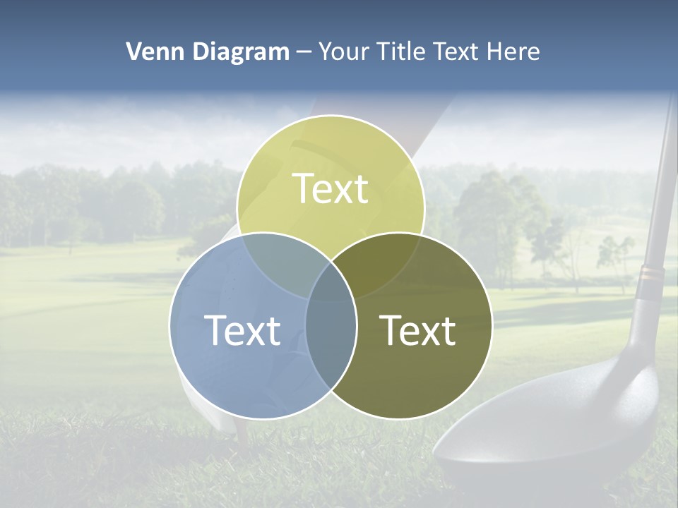 Ball Recreation Grass PowerPoint Template