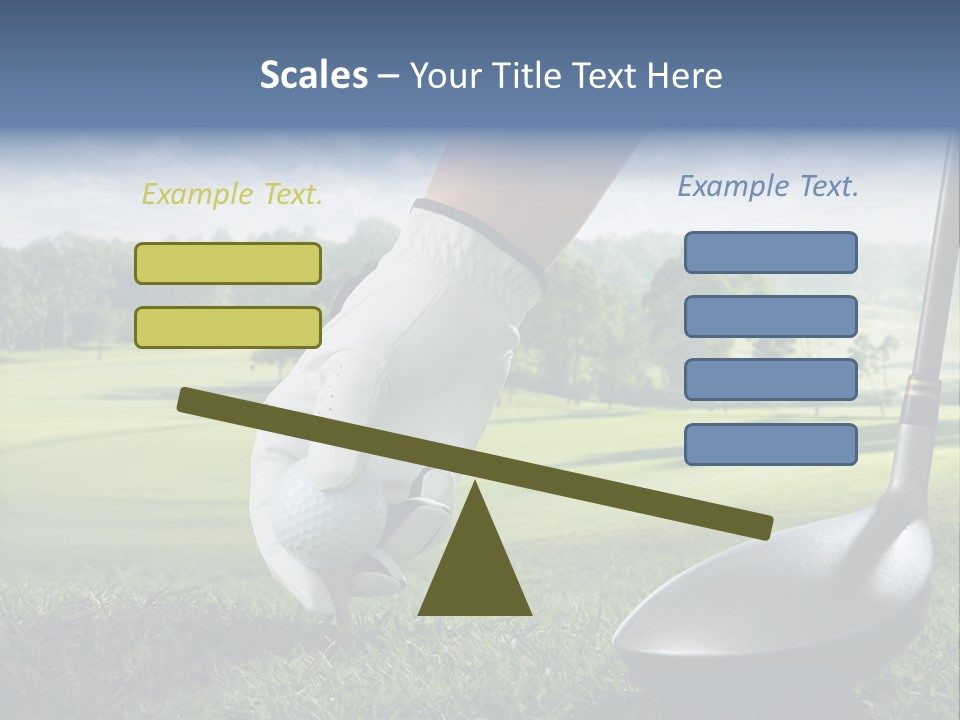 Ball Recreation Grass PowerPoint Template