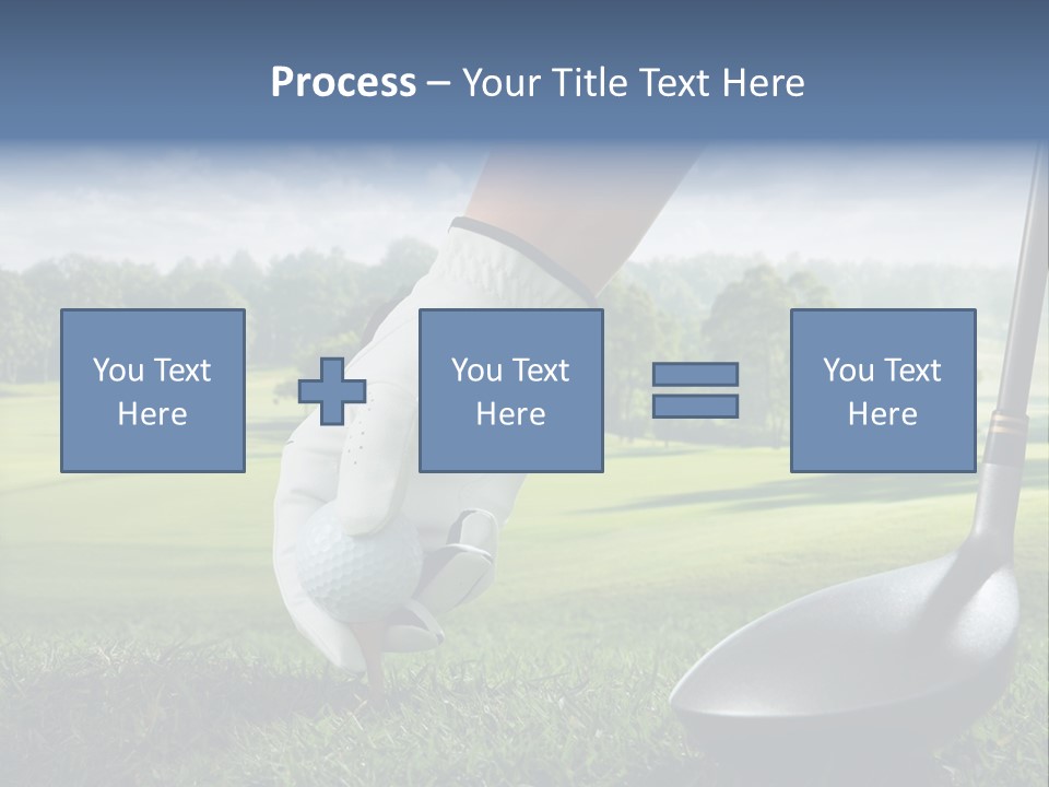Ball Recreation Grass PowerPoint Template