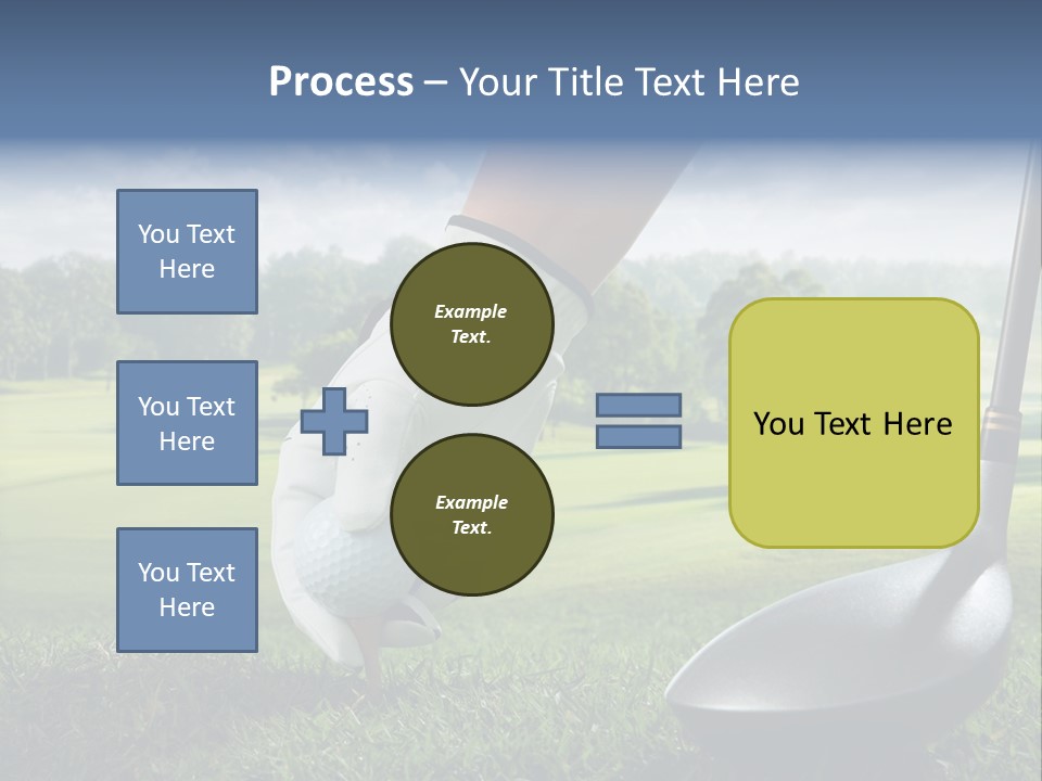 Ball Recreation Grass PowerPoint Template