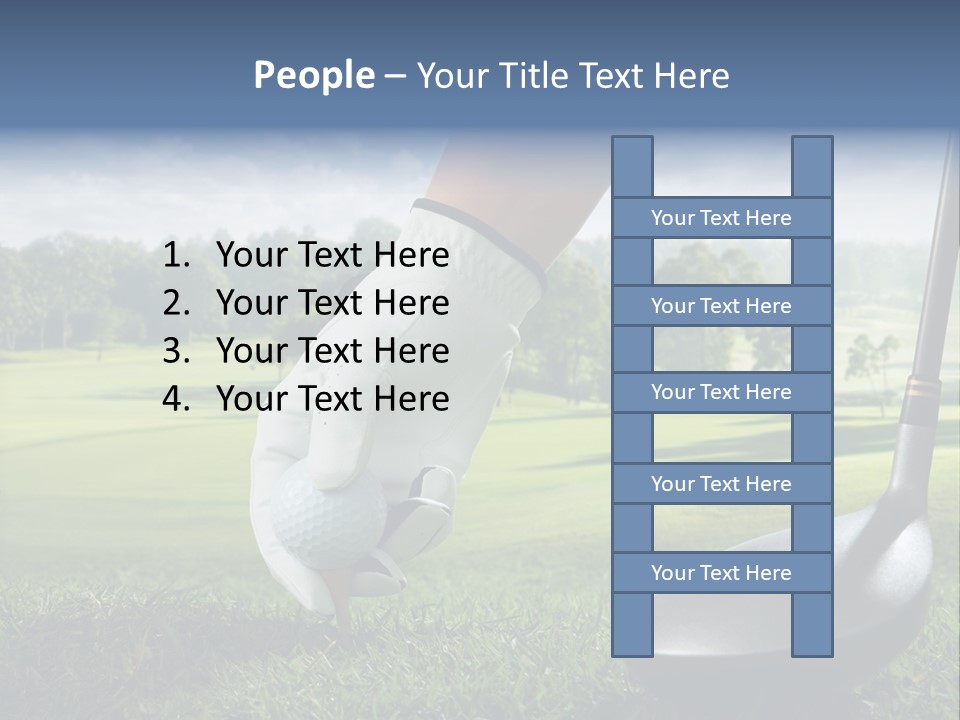 Ball Recreation Grass PowerPoint Template