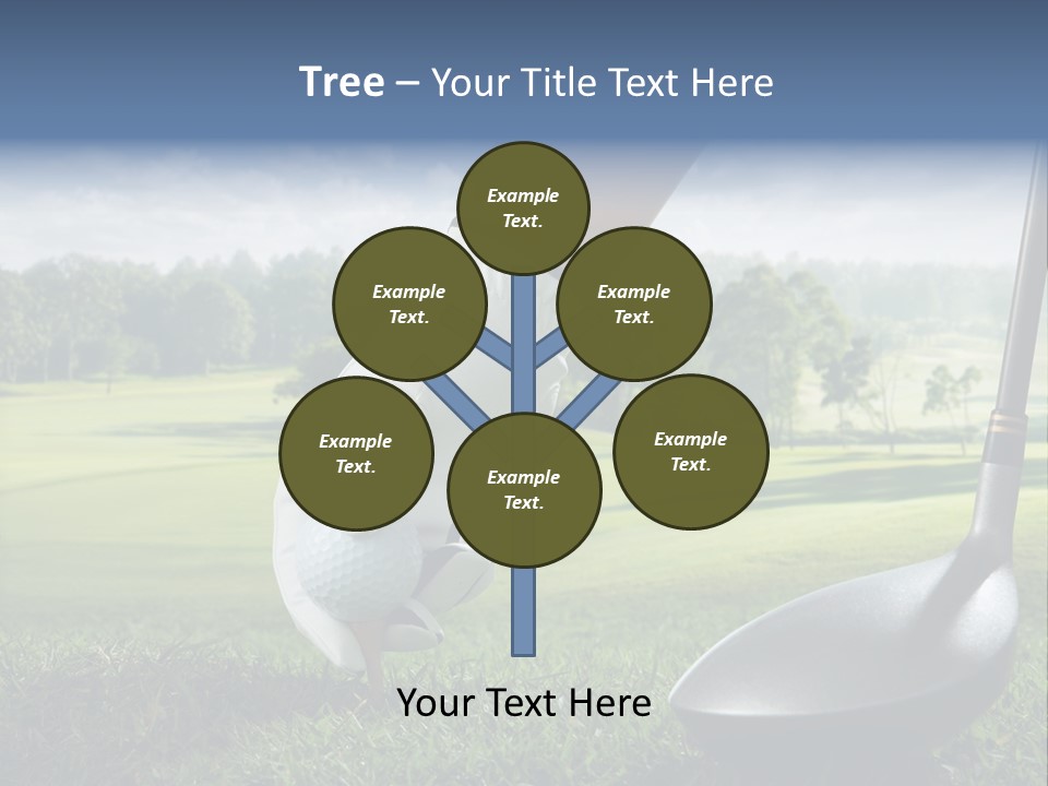Ball Recreation Grass PowerPoint Template