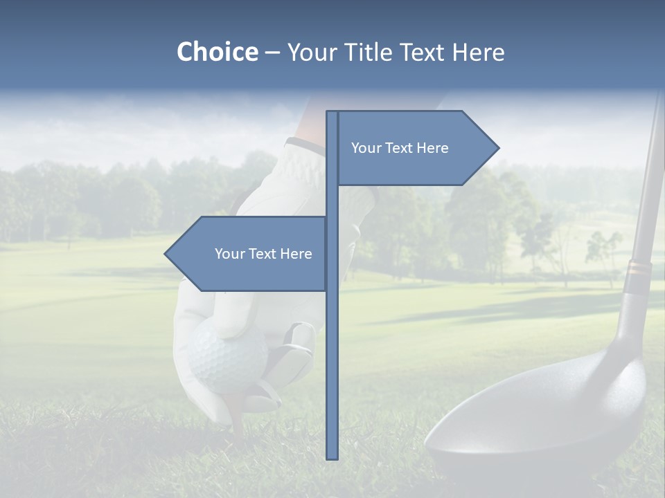 Ball Recreation Grass PowerPoint Template