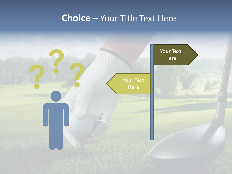 Ball Recreation Grass PowerPoint Template