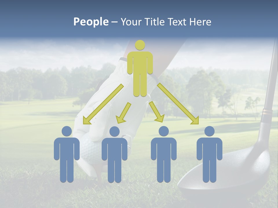 Ball Recreation Grass PowerPoint Template