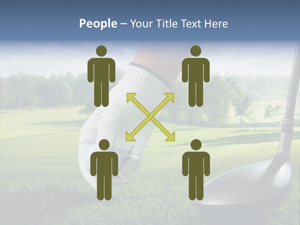 Ball Recreation Grass PowerPoint Template