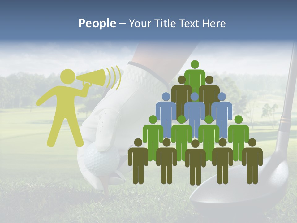 Ball Recreation Grass PowerPoint Template