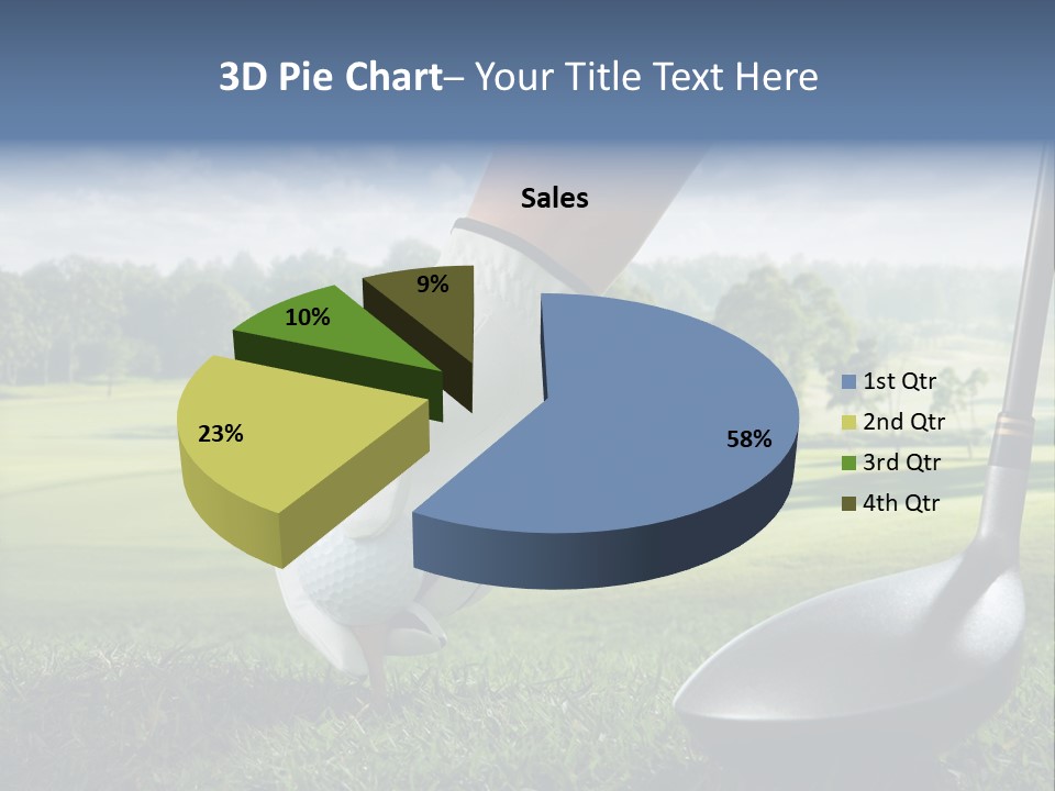 Ball Recreation Grass PowerPoint Template