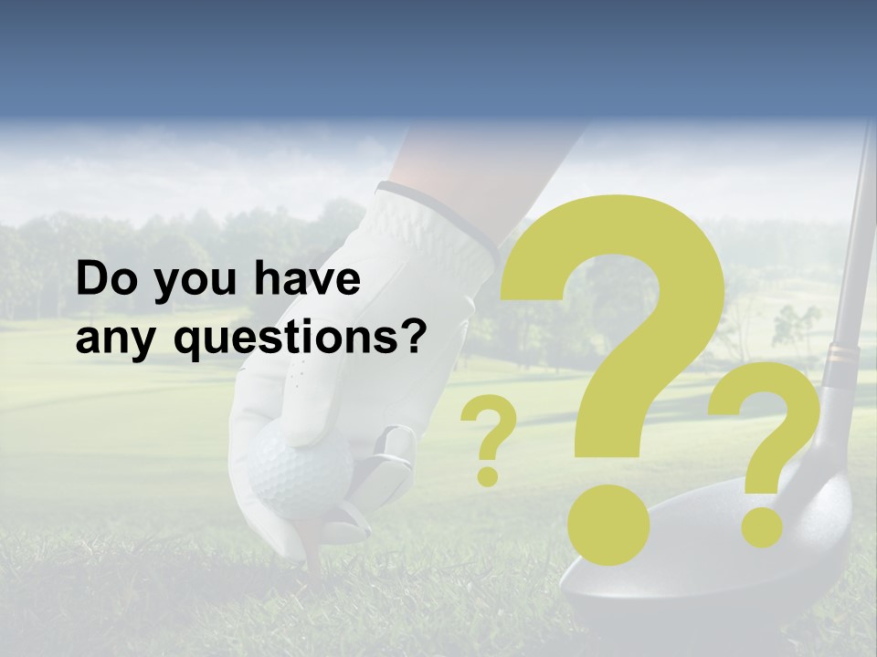 Ball Recreation Grass PowerPoint Template