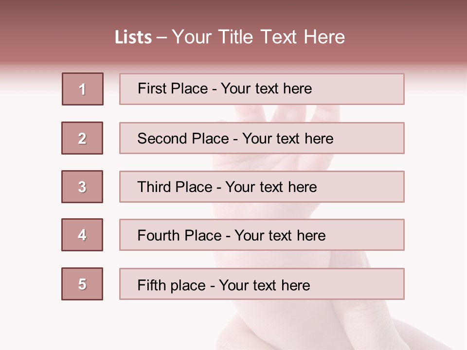 Arms Mom Keep PowerPoint Template