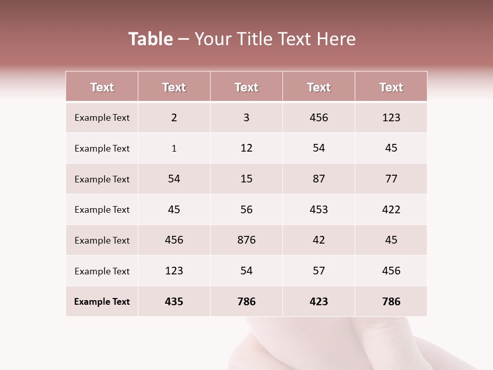 Arms Mom Keep PowerPoint Template