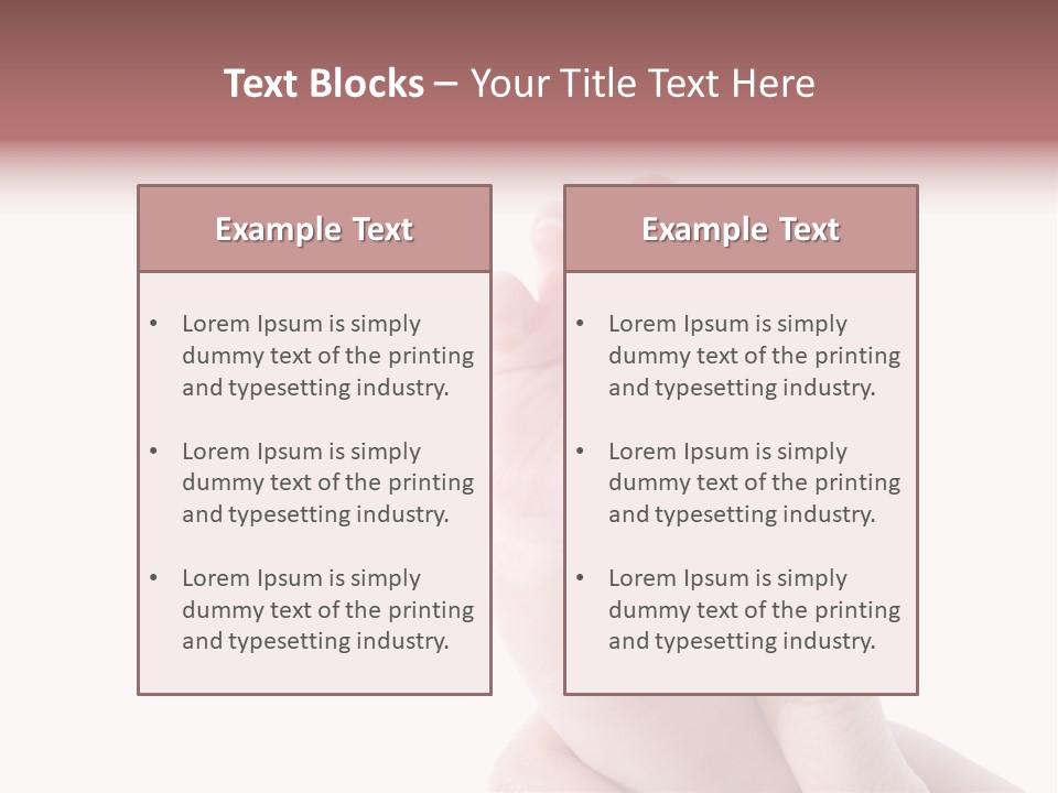 Arms Mom Keep PowerPoint Template