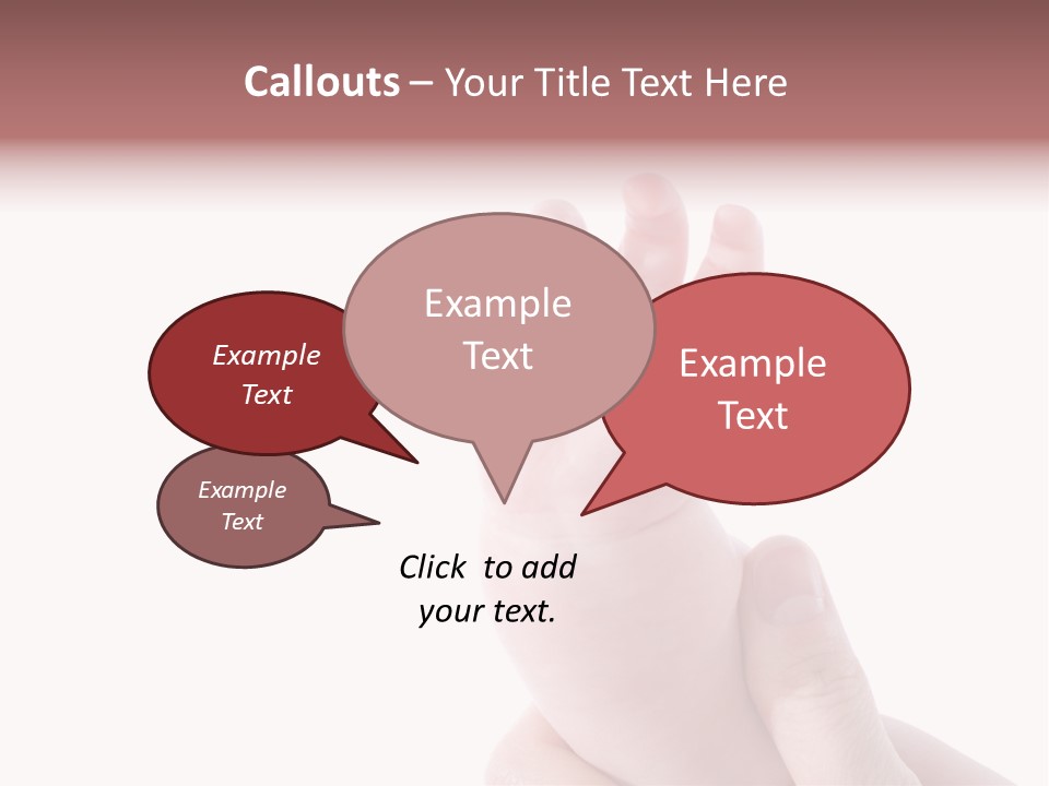 Arms Mom Keep PowerPoint Template