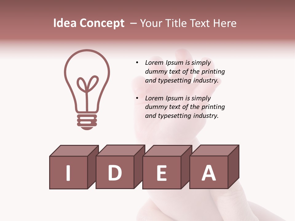 Arms Mom Keep PowerPoint Template