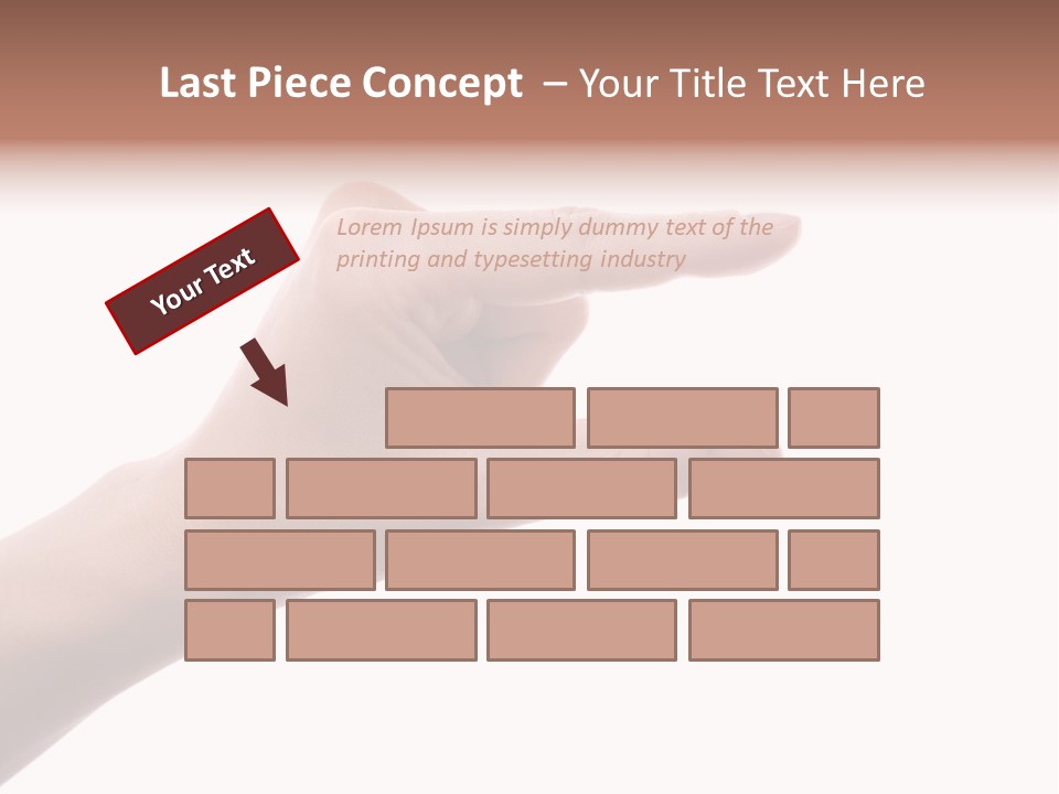 Background Hand Indicate PowerPoint Template