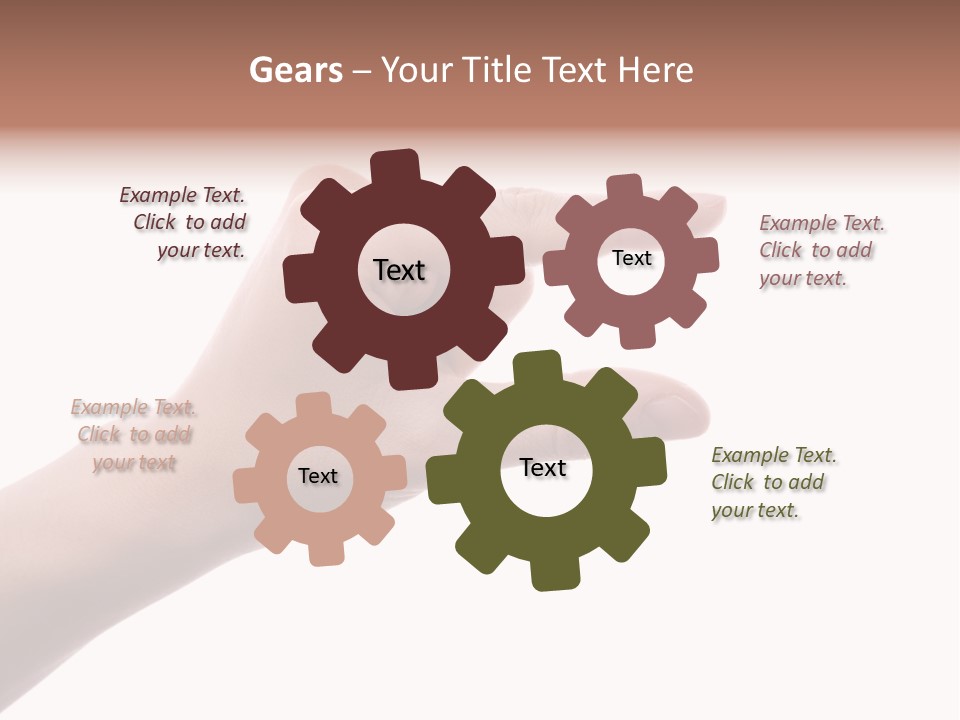 Background Hand Indicate PowerPoint Template