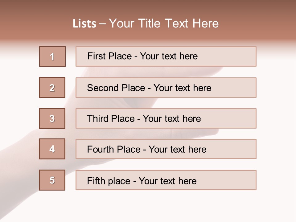Background Hand Indicate PowerPoint Template