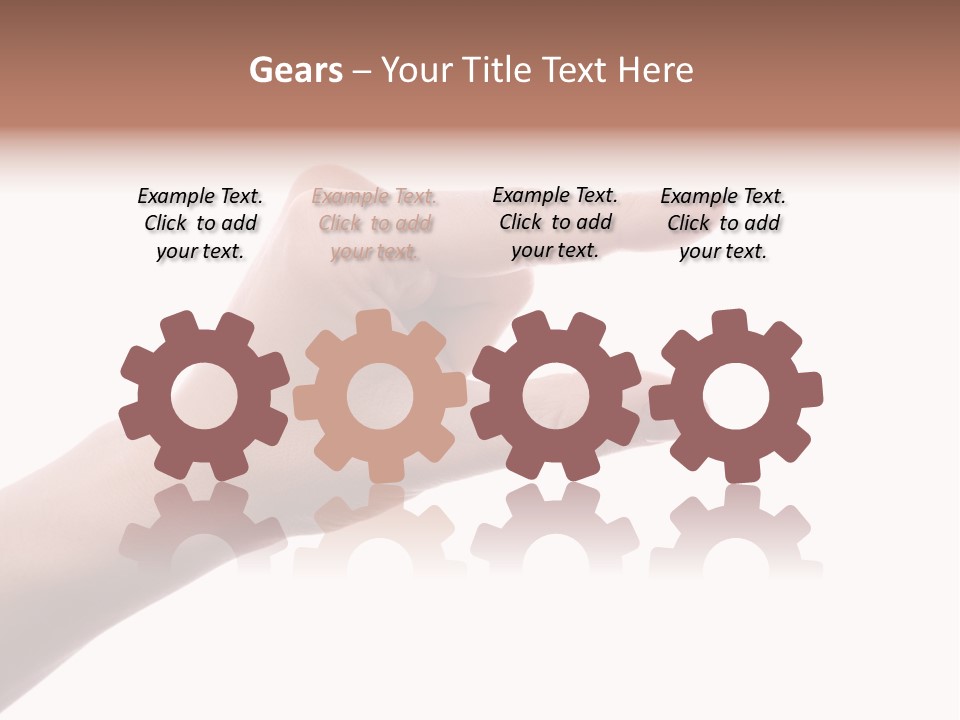 Background Hand Indicate PowerPoint Template