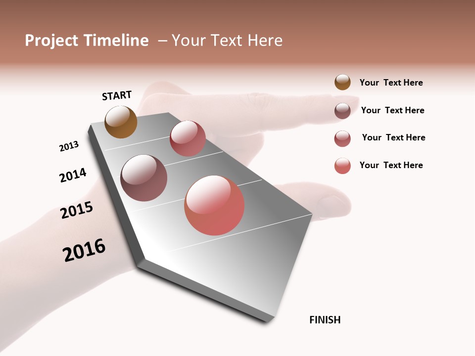 Background Hand Indicate PowerPoint Template
