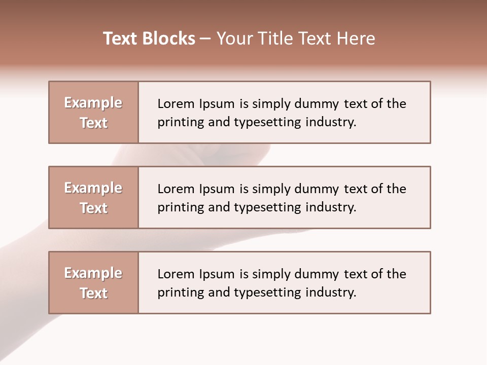 Background Hand Indicate PowerPoint Template