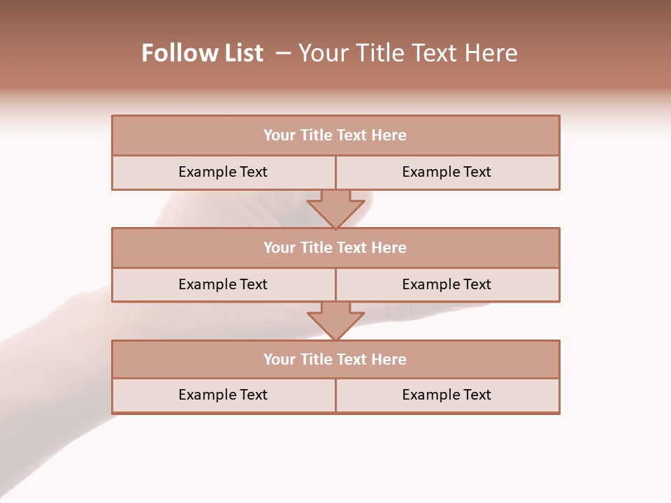 Background Hand Indicate PowerPoint Template