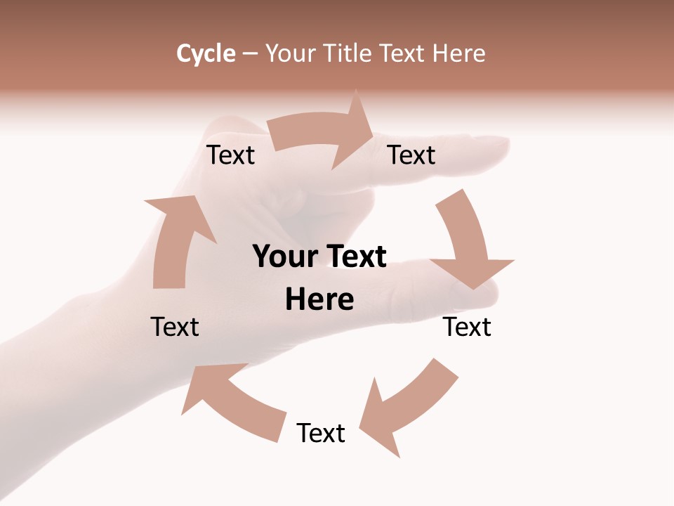 Background Hand Indicate PowerPoint Template