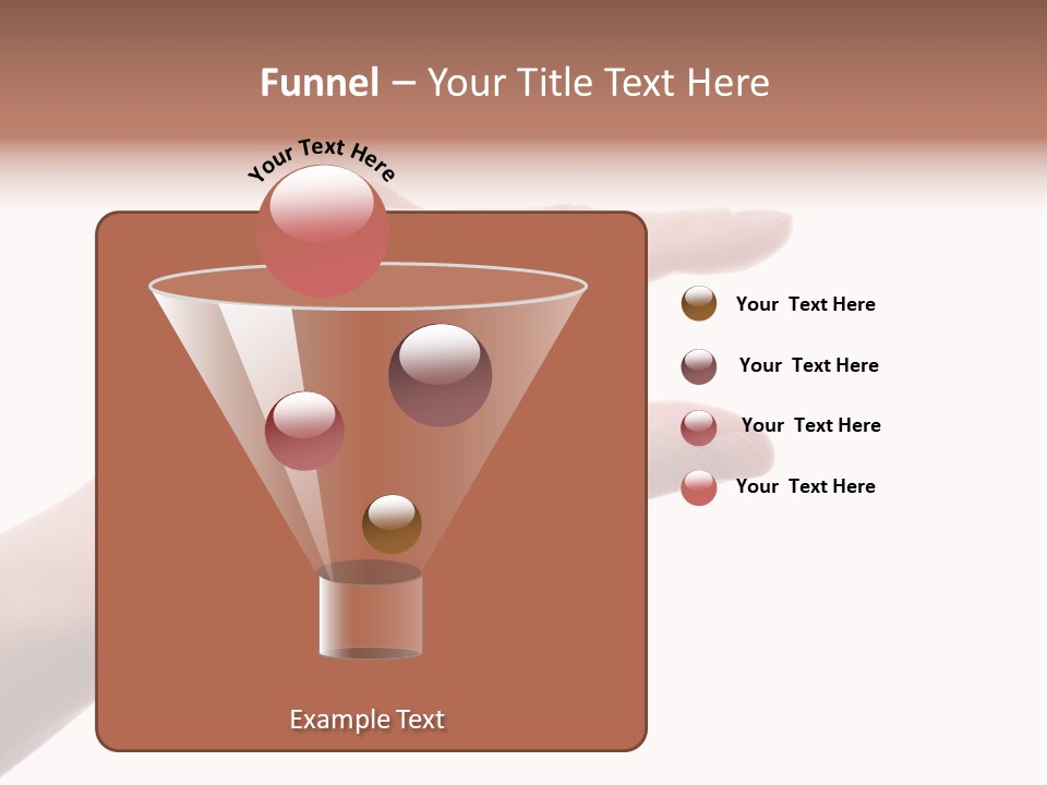 Background Hand Indicate PowerPoint Template