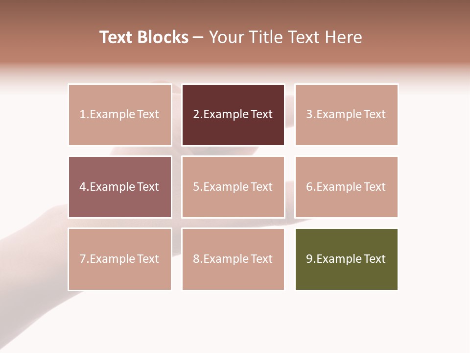 Background Hand Indicate PowerPoint Template