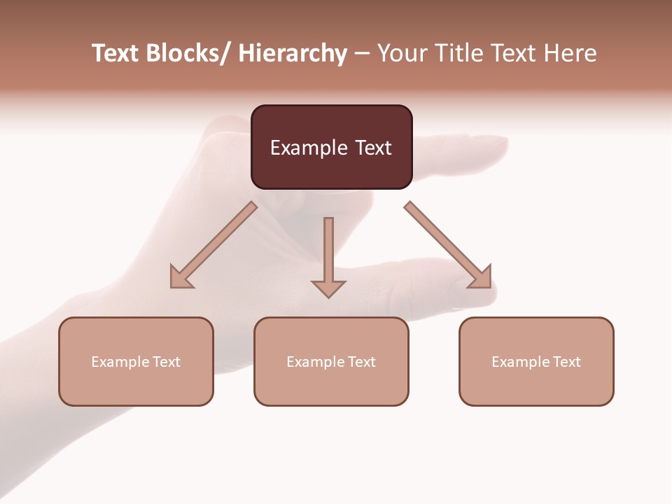 Background Hand Indicate PowerPoint Template