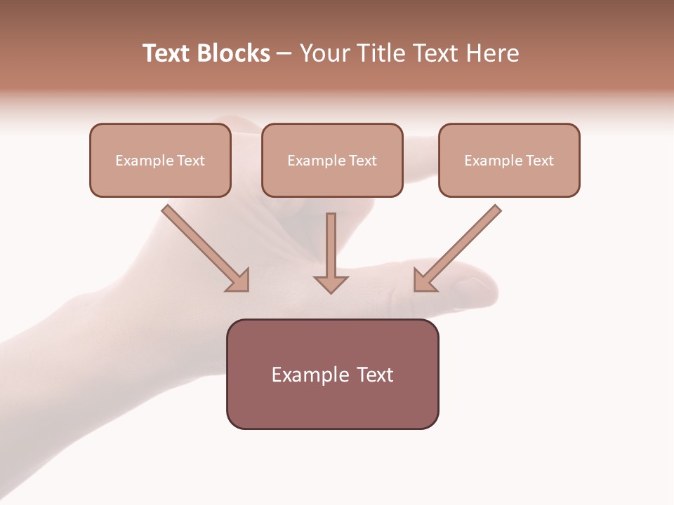Background Hand Indicate PowerPoint Template