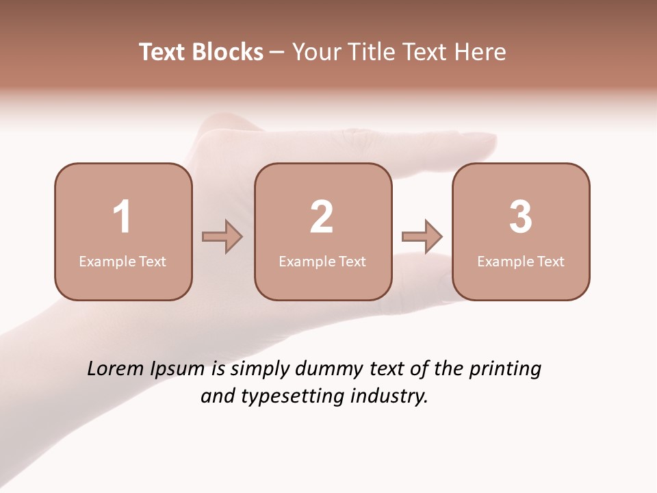 Background Hand Indicate PowerPoint Template