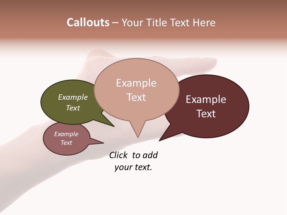 Background Hand Indicate PowerPoint Template
