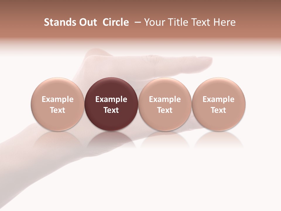 Background Hand Indicate PowerPoint Template