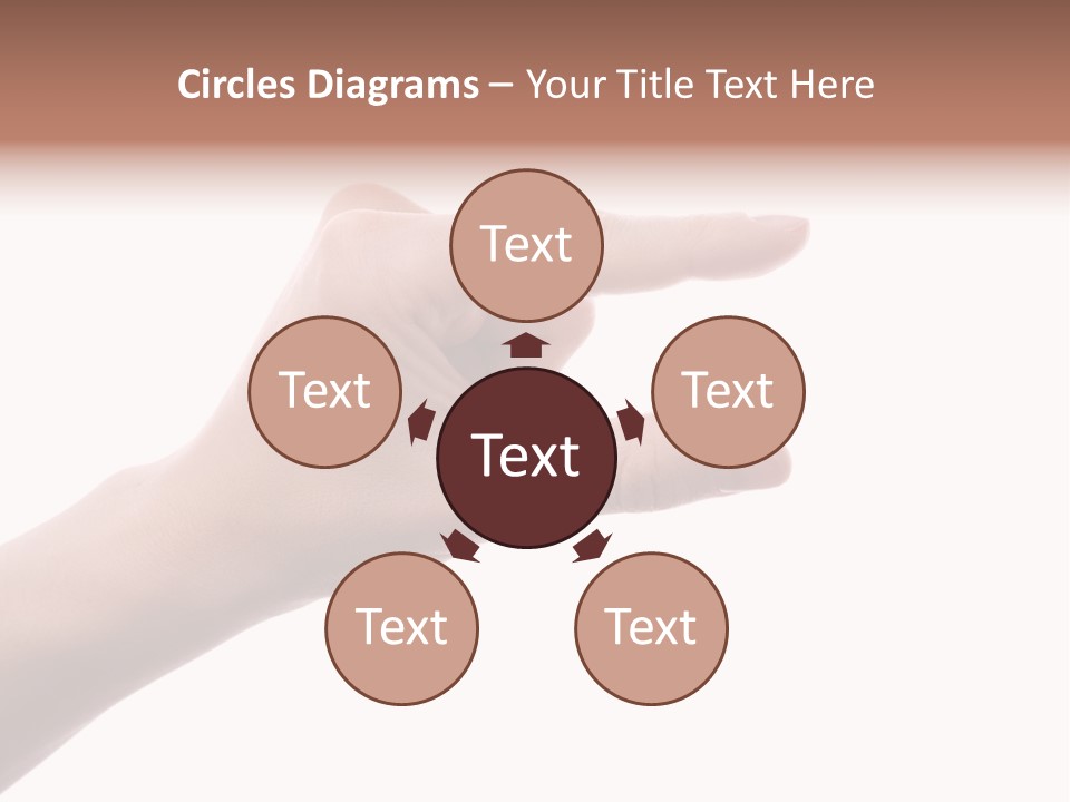 Background Hand Indicate PowerPoint Template