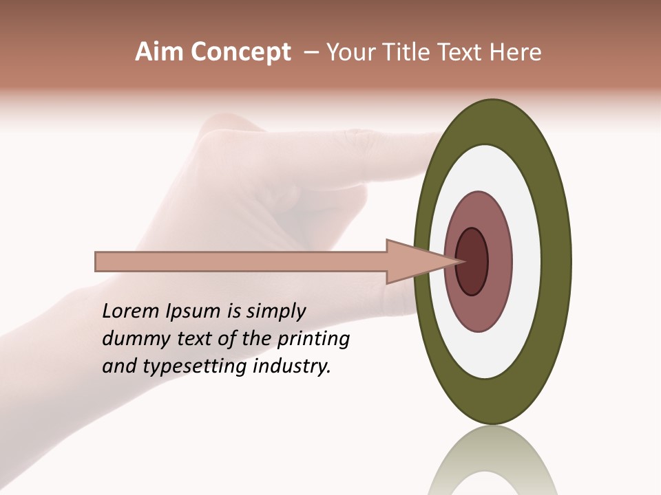 Background Hand Indicate PowerPoint Template