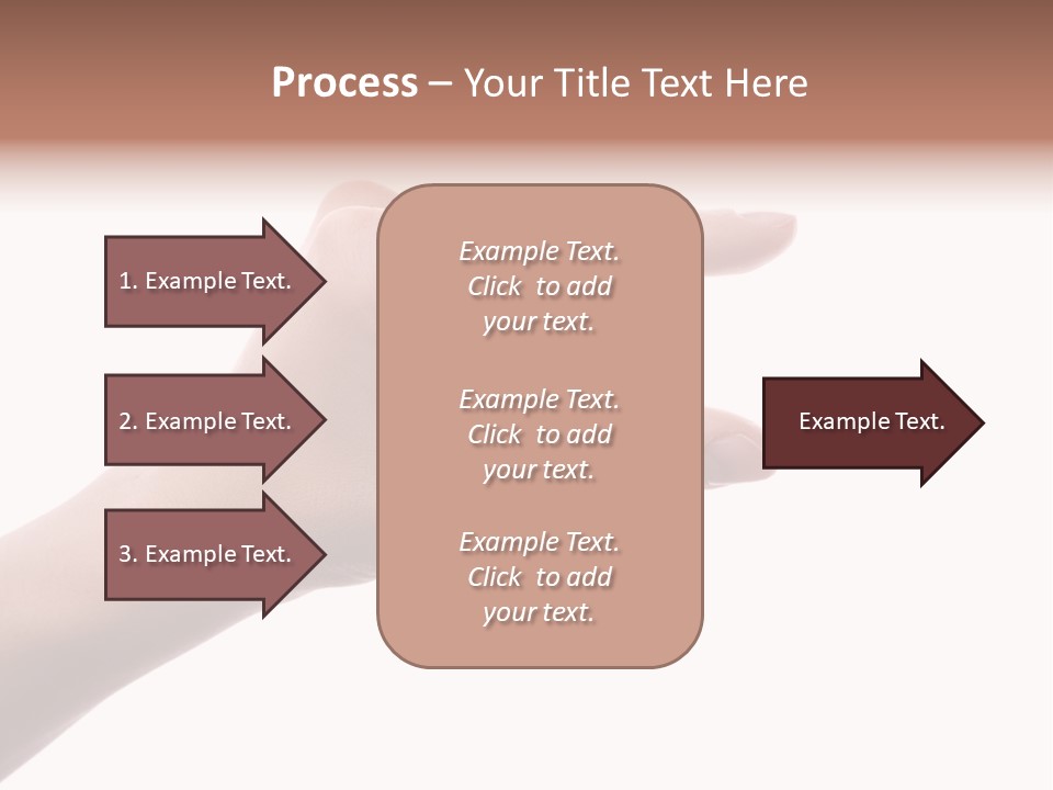 Background Hand Indicate PowerPoint Template