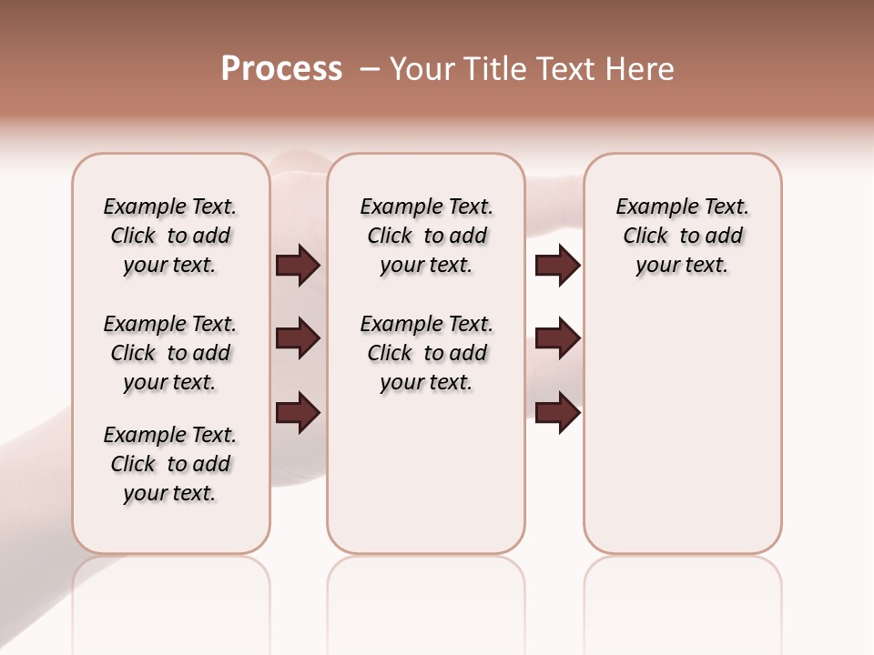 Background Hand Indicate PowerPoint Template