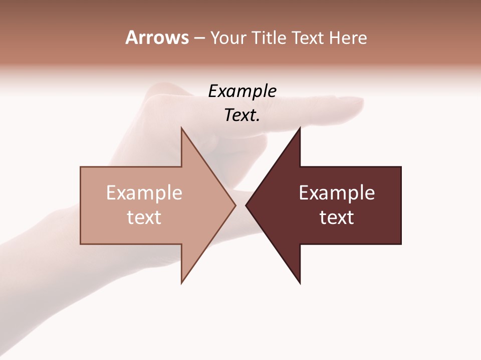 Background Hand Indicate PowerPoint Template