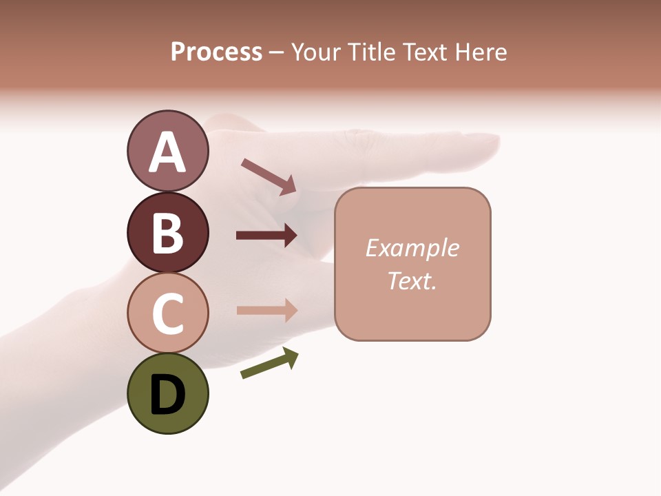 Background Hand Indicate PowerPoint Template