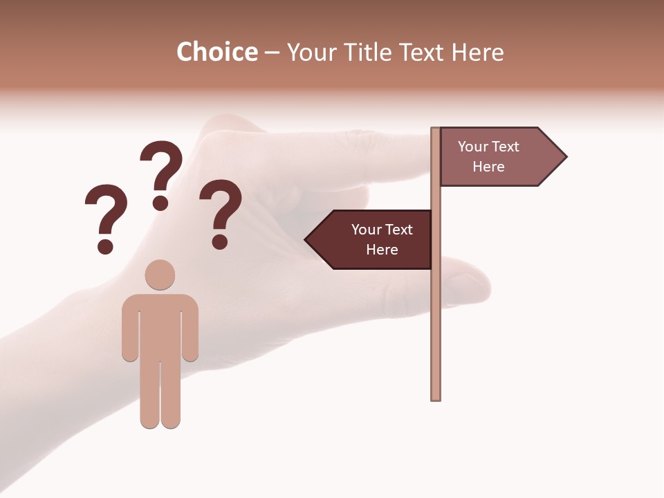 Background Hand Indicate PowerPoint Template