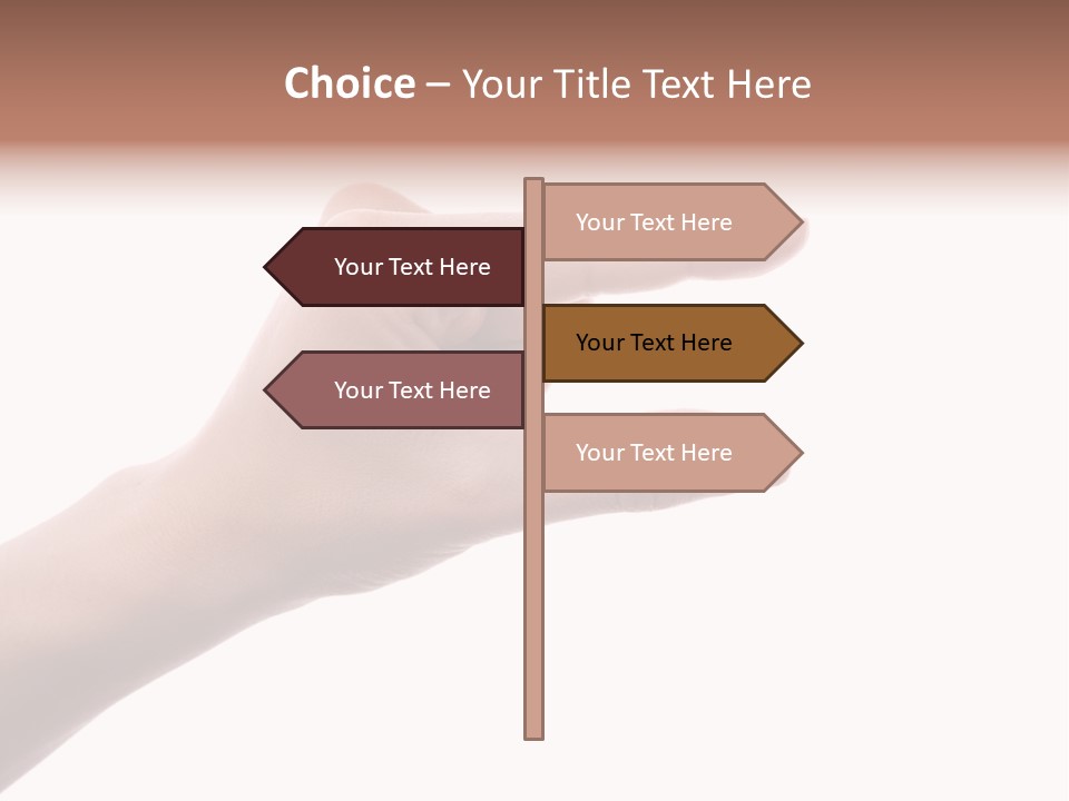 Background Hand Indicate PowerPoint Template