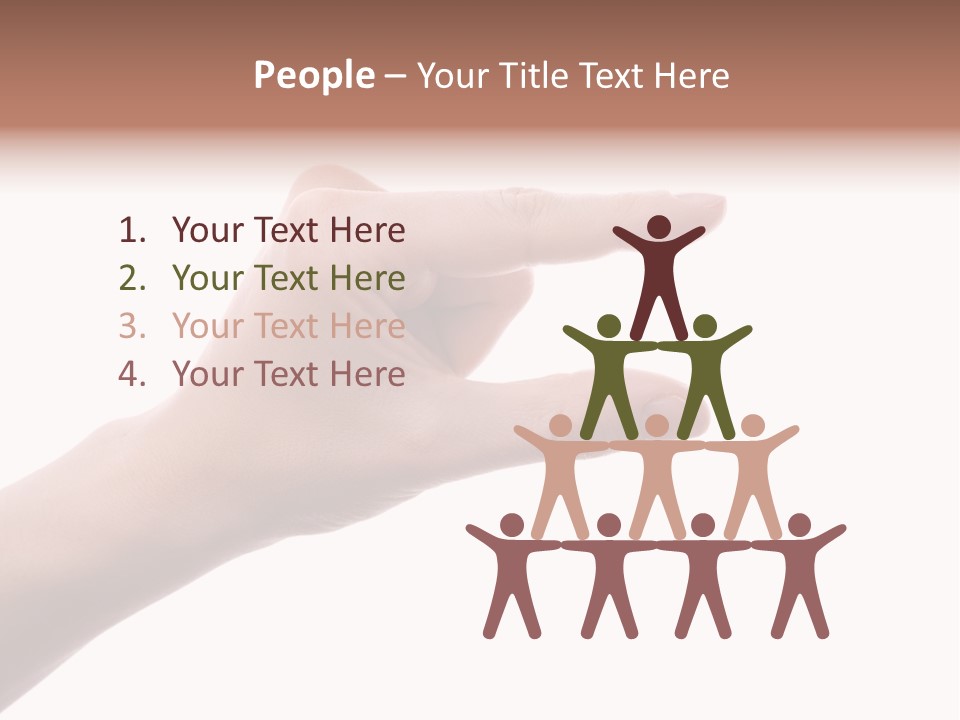 Background Hand Indicate PowerPoint Template