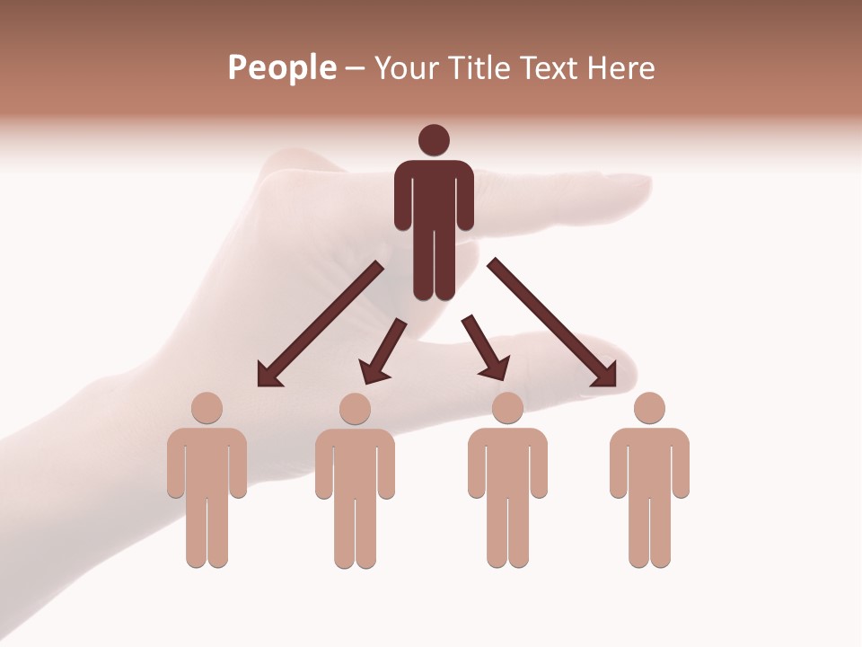 Background Hand Indicate PowerPoint Template