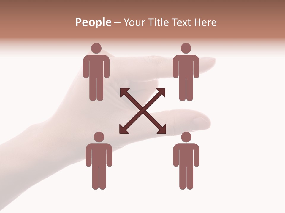 Background Hand Indicate PowerPoint Template