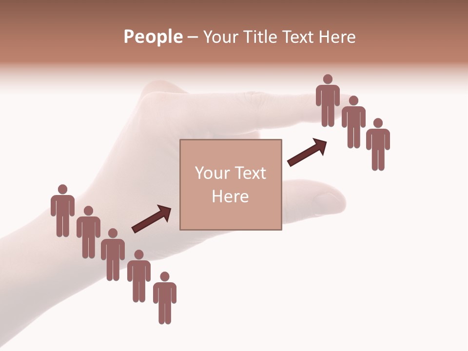 Background Hand Indicate PowerPoint Template