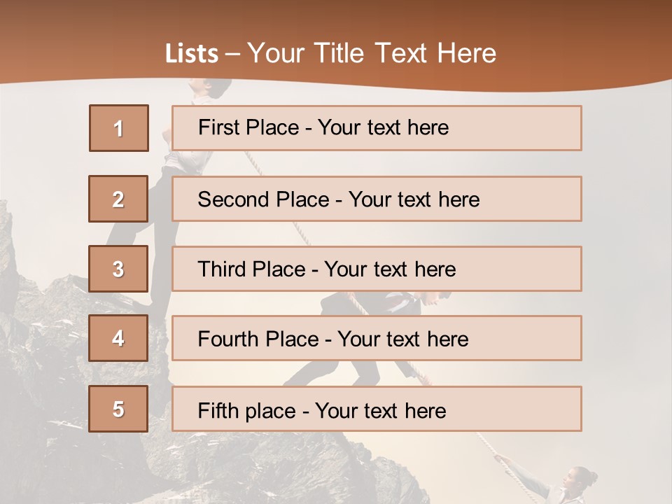 Executive People Power PowerPoint Template