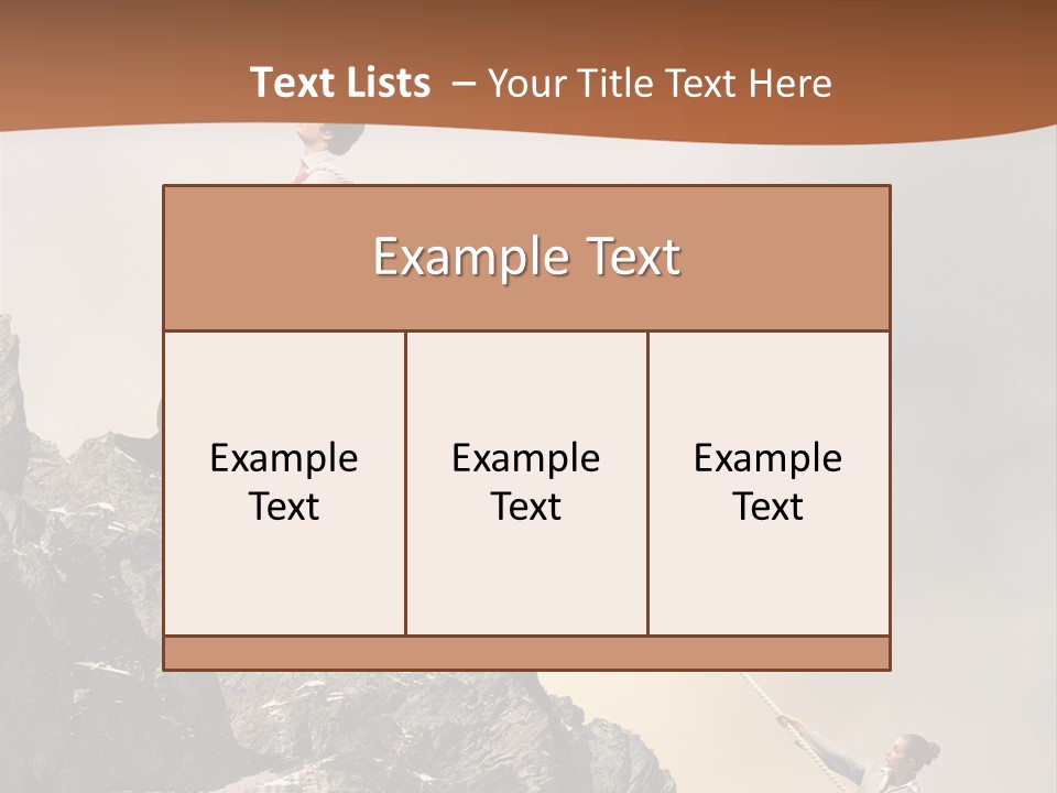 Executive People Power PowerPoint Template